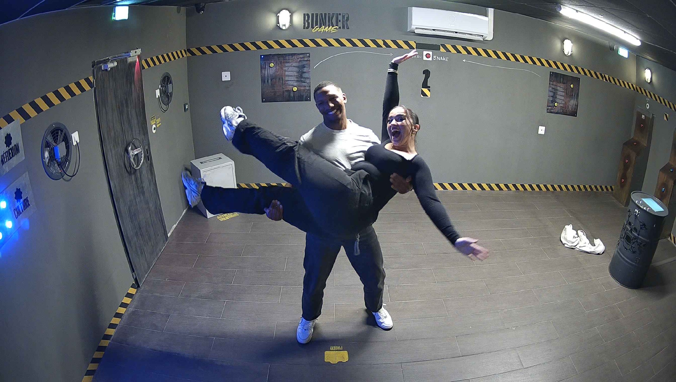 Duo en action Bunkergame Montpellier