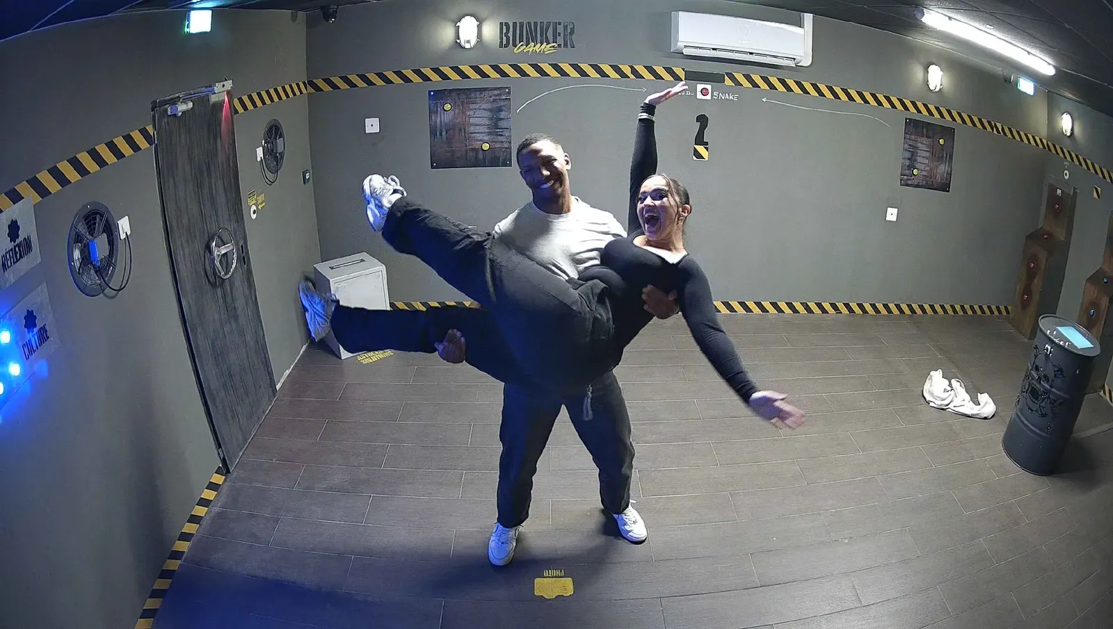 Duo en action Bunkergame Montpellier