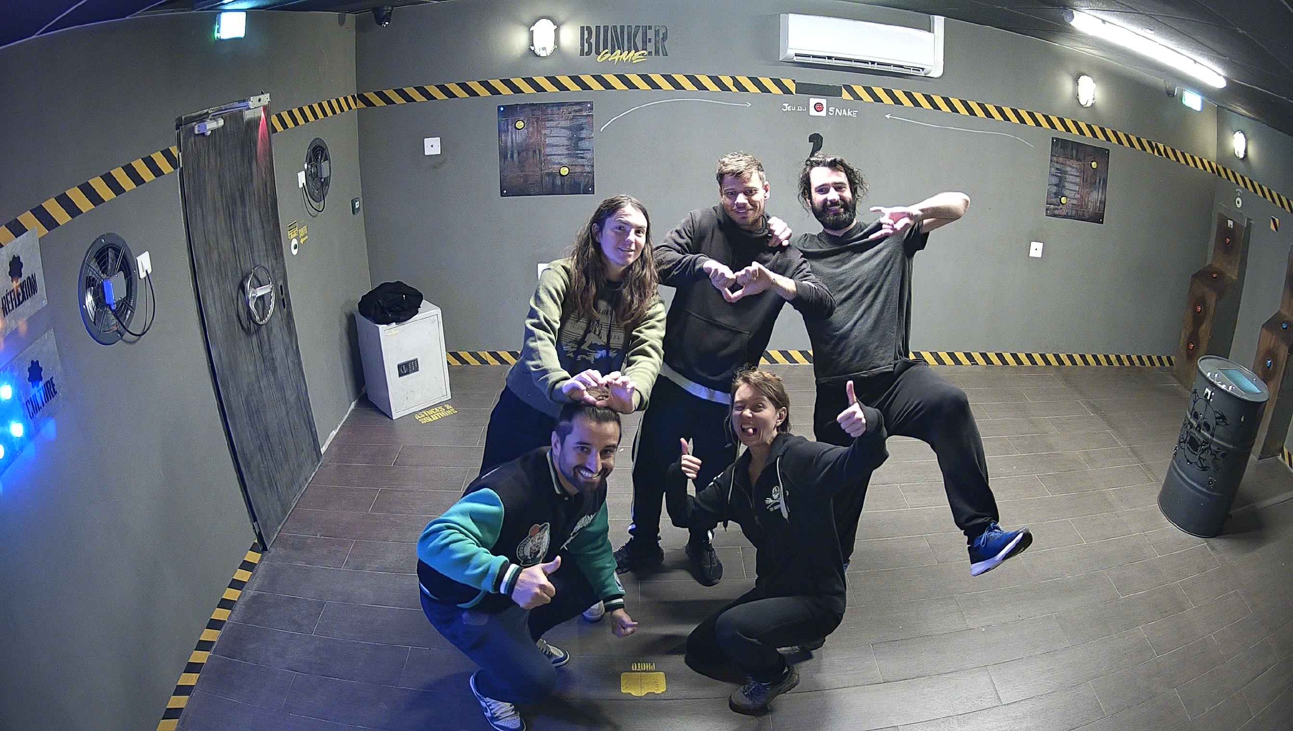 Groupe de copines Bunkergame Montpellier